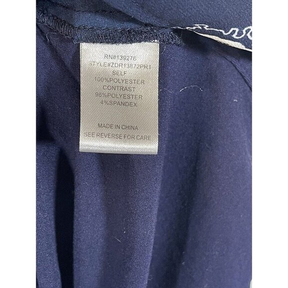 DR2 by Daniel Rainn Women's Sz Med Short Cap Sleeves Multicolor Blouse Tunic - Picture 4 of 6